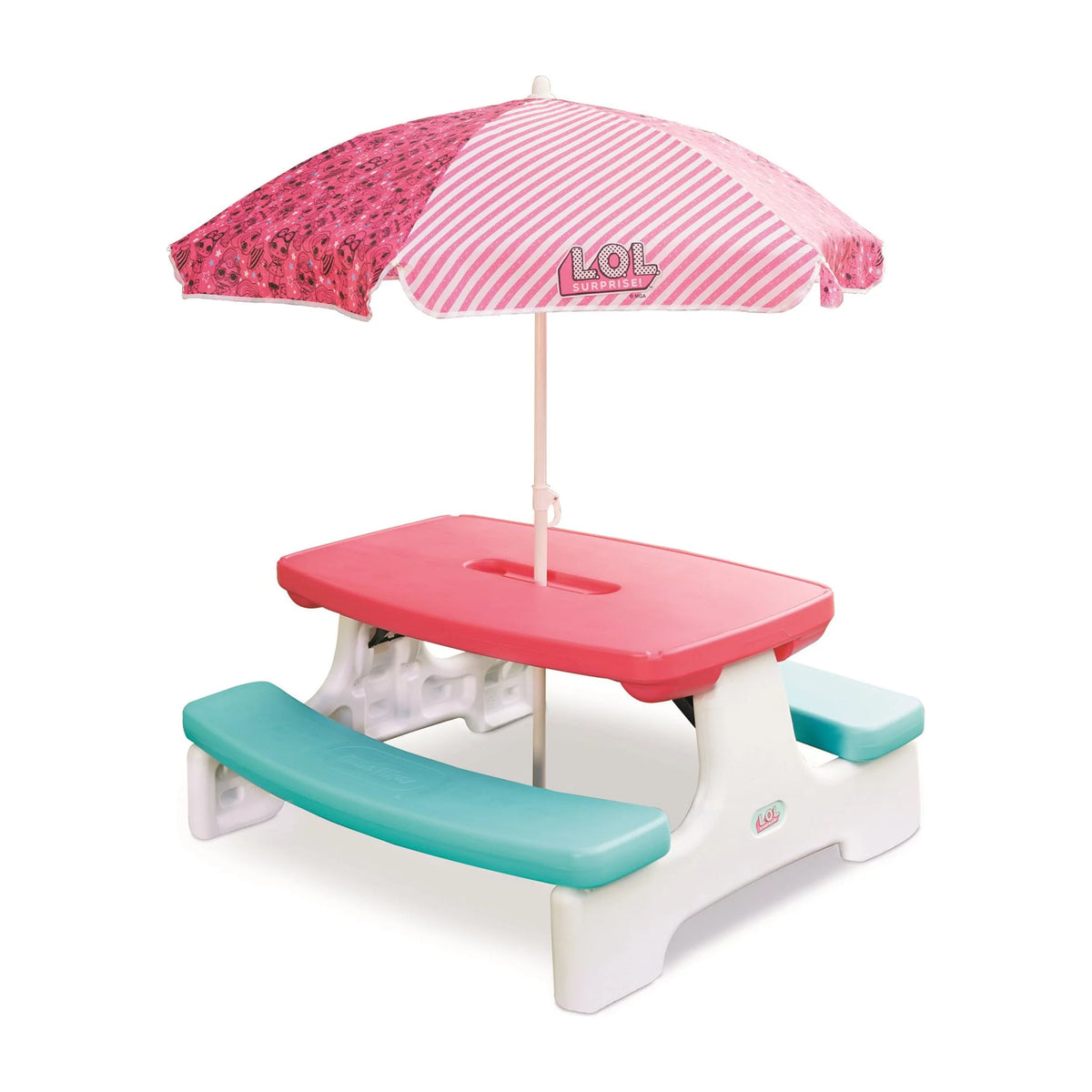 Kids Picnic Table with Umbrella U649