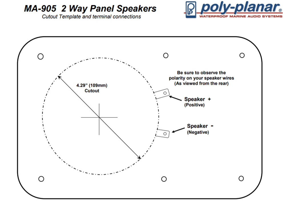 Black Panel Speaker Pair V214079