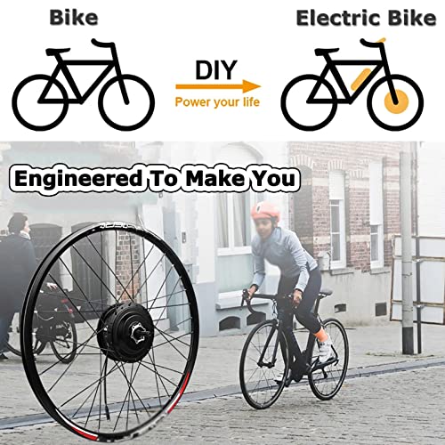48V 350W Rear Hub Motor Ebike Conversion Kit with LCD Display W139035