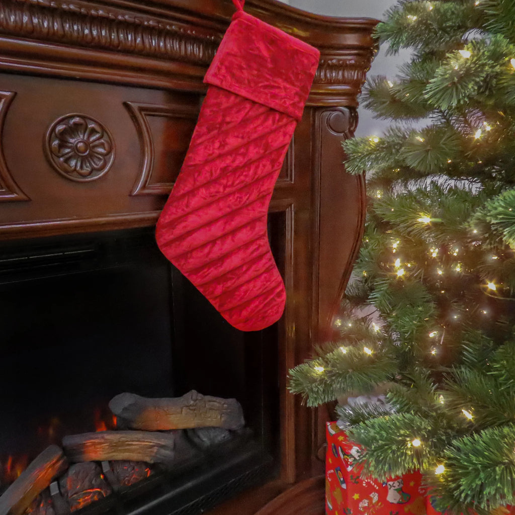 Quilted Christmas Stocking I9383