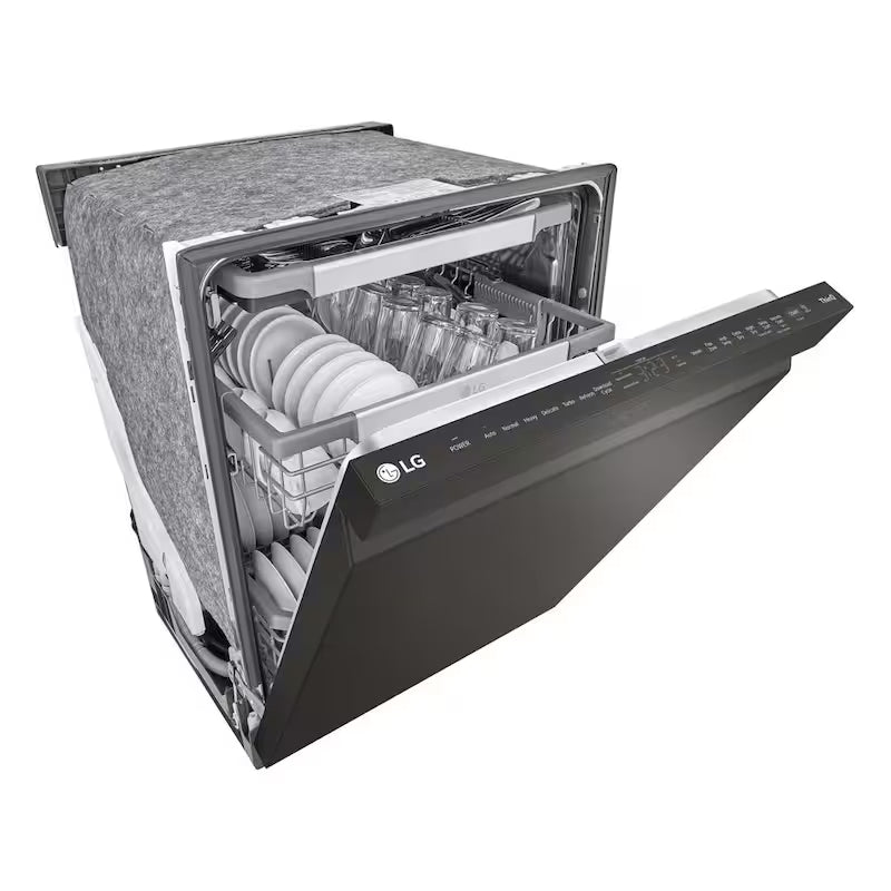 24 in. Black Stainless Steel Smart Dishwasher D8920