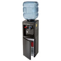 Black Freestanding Hot and Cold Water Cooler Dispenser D37987