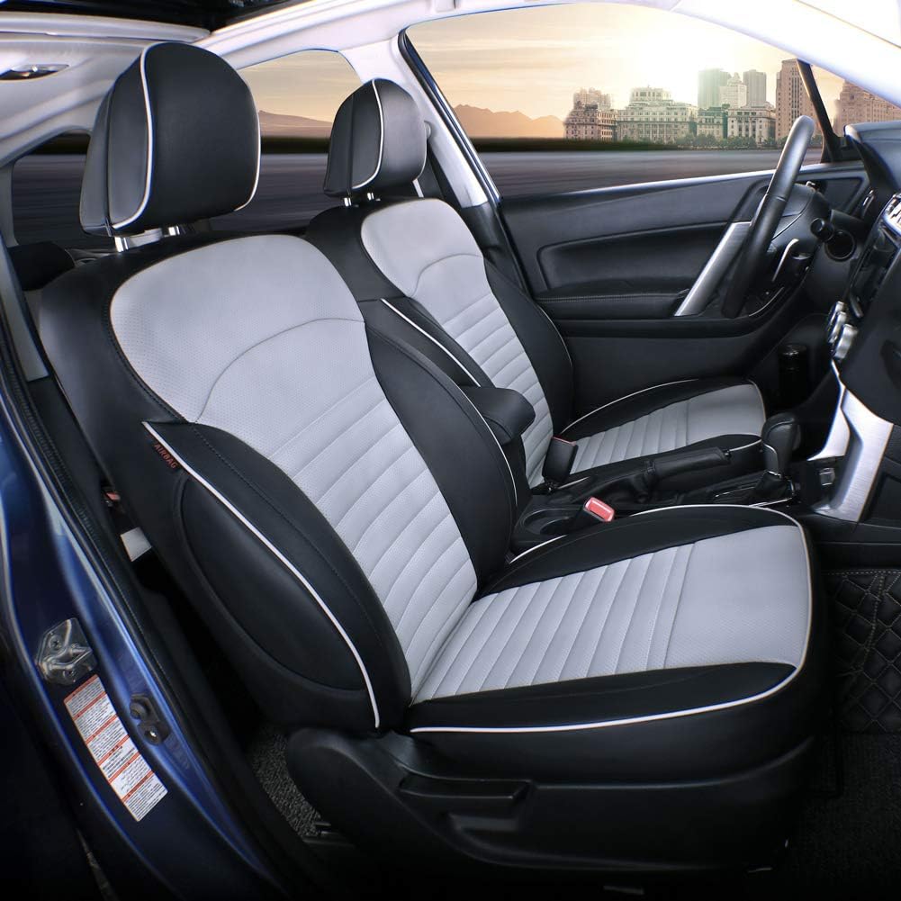 Custom Fit Full Set Car Seat Covers Leatherette Black L710322