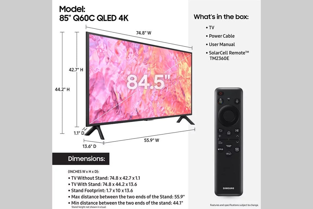 85" Class QLED 4K Smart TV P7558