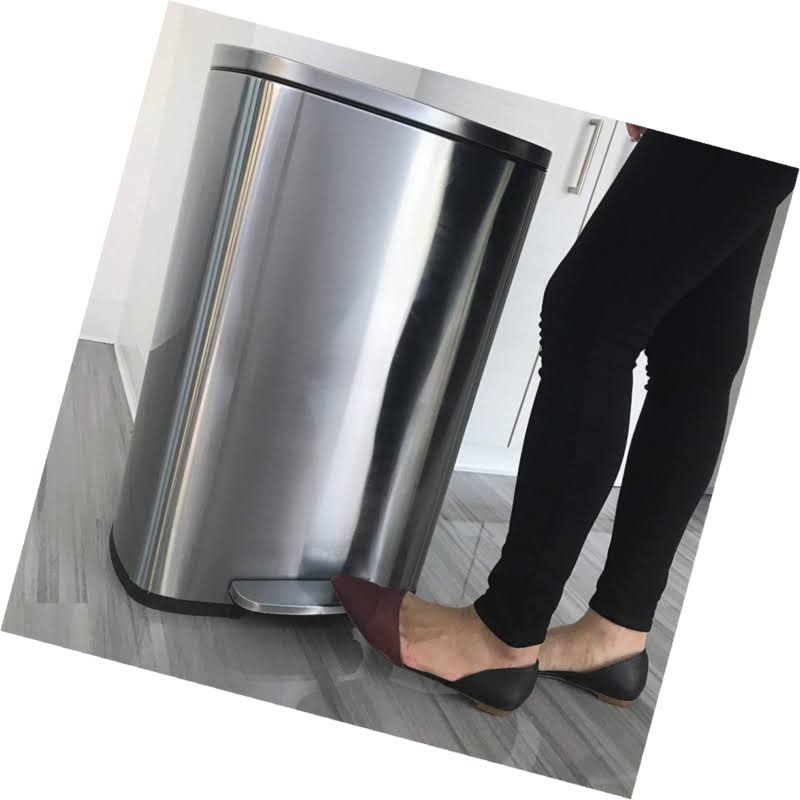 13.2 gal Stainless Steel Trash Can B88484