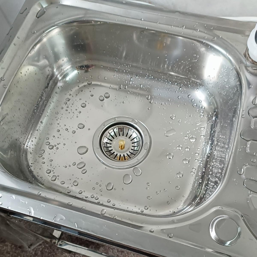 Stainless Steel Utility Sink Set with Faucet Y688230