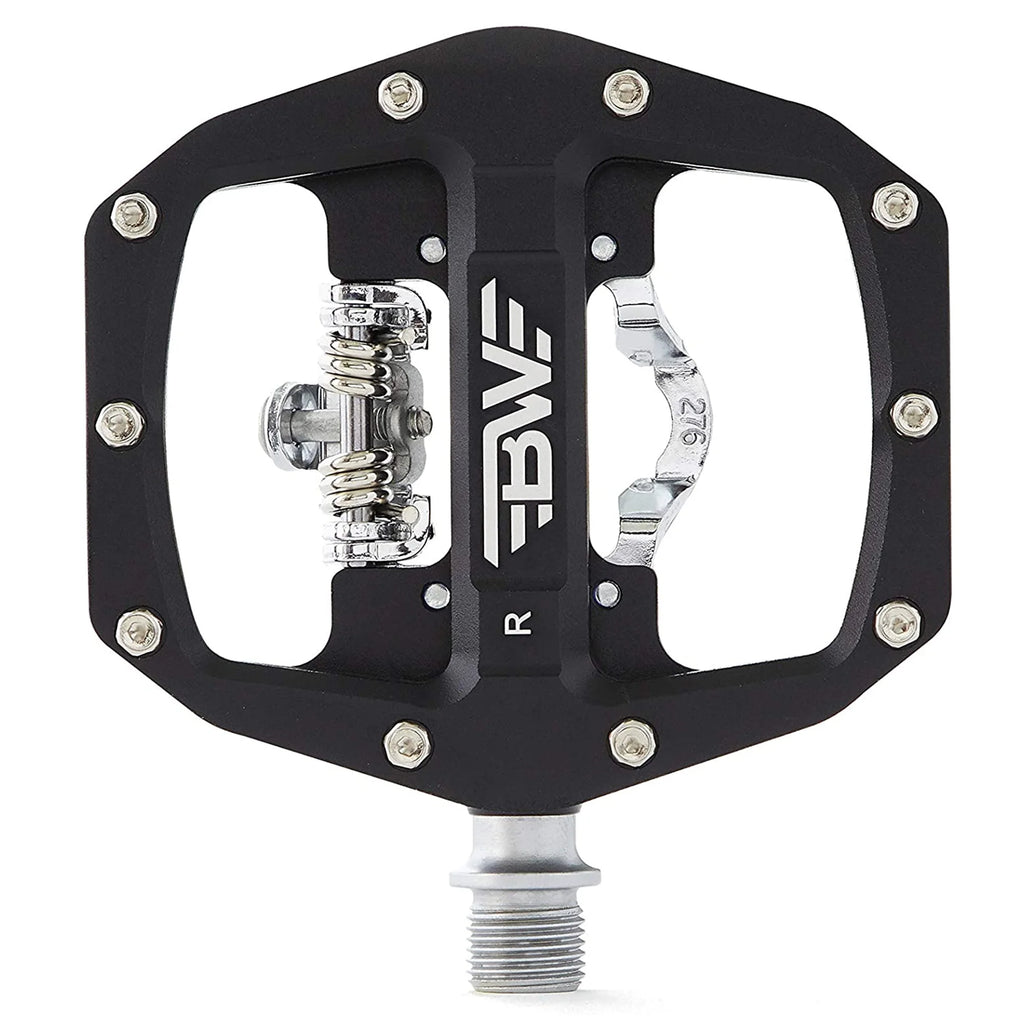 Green Clipless Mountain Bike Pedals with SPD Cleats U30576