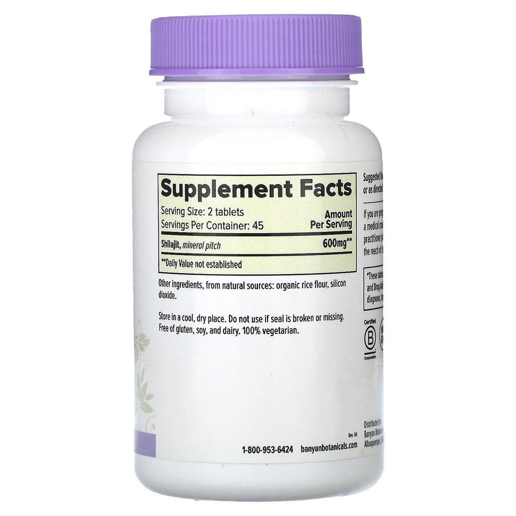 Shilajit, 90 Tablets W53869