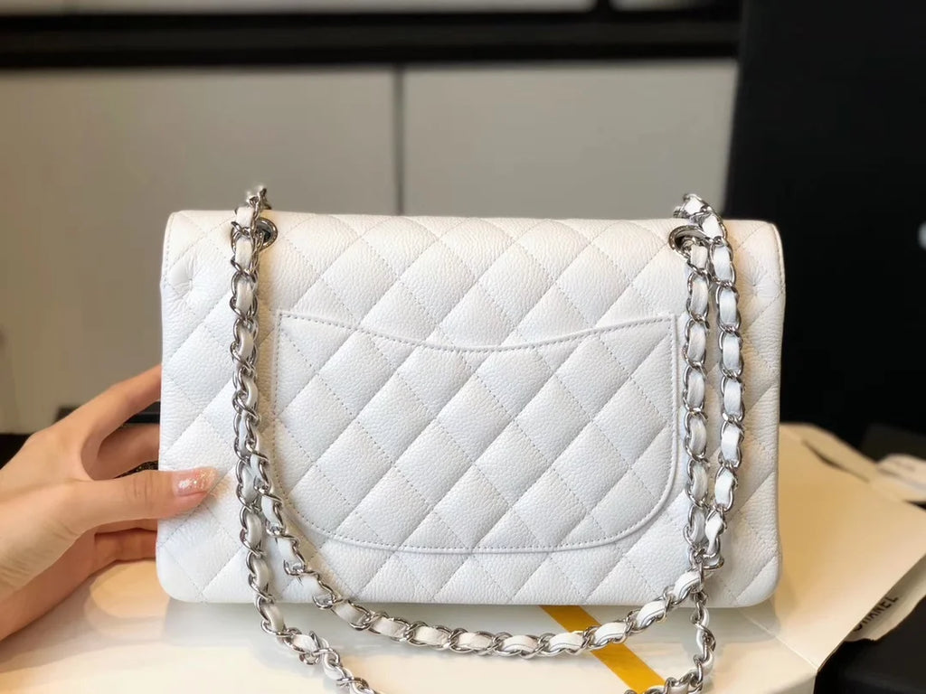White Flapbag V967