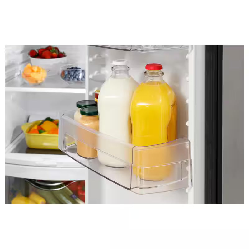 Black 25.3 cu. ft. Side-by-Side Refrigerator Q623