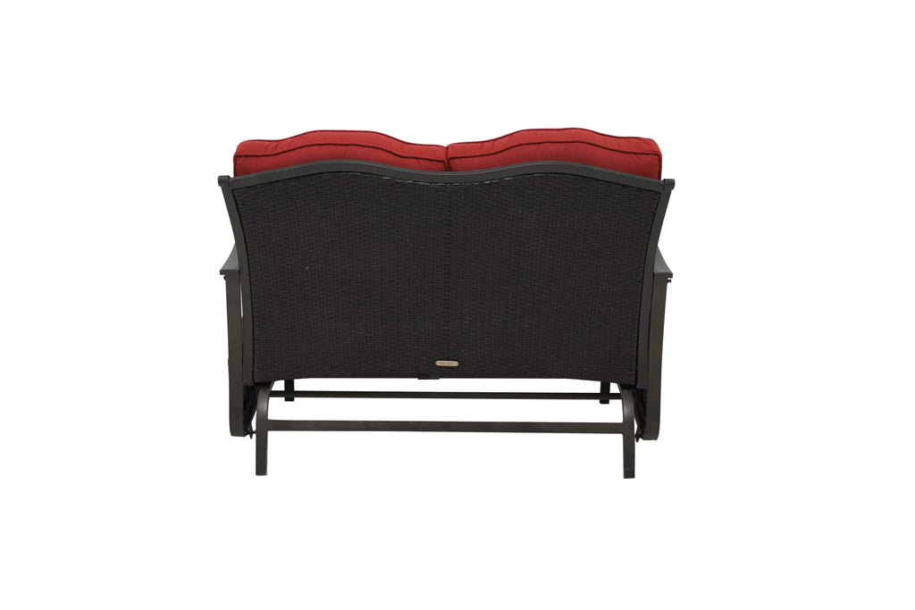 Steel Outdoor Glider Loveseat P78643