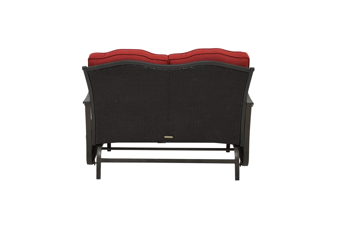 Steel Outdoor Glider Loveseat P78643