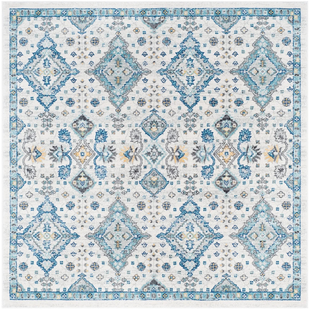 Ivory Light Blue 10' x 14' Area Rug T627