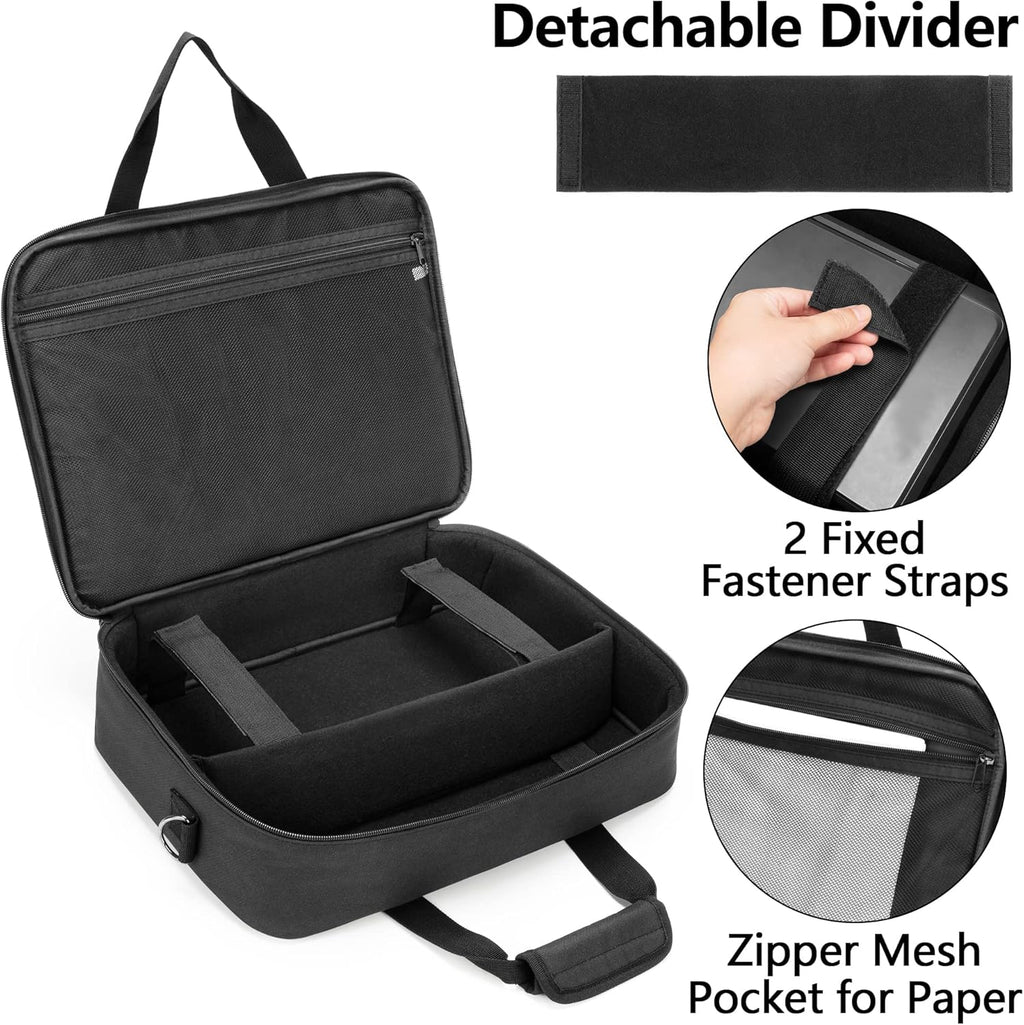 Portable Printer Carrying Case with Laptop Layer X7017