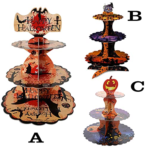 Halloween Tiered Tray Decoration Set 2PC T50765