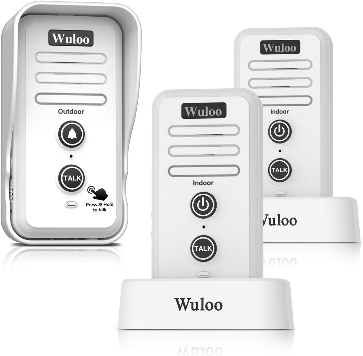 Wireless Intercom Doorbell Chime White Z329860