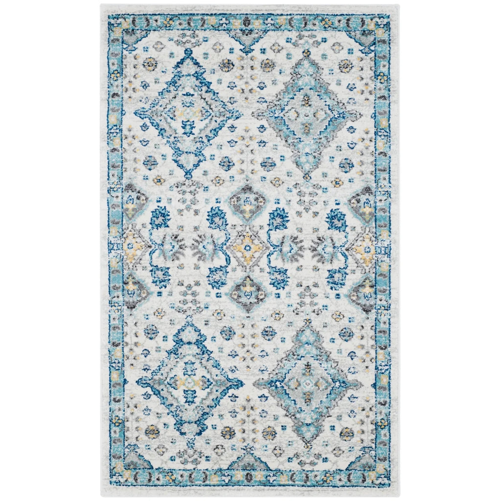 Ivory Light Blue 10' x 14' Area Rug T627