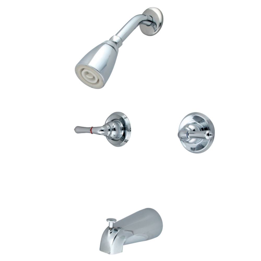 Polished Chrome Tub and Shower Faucet S897