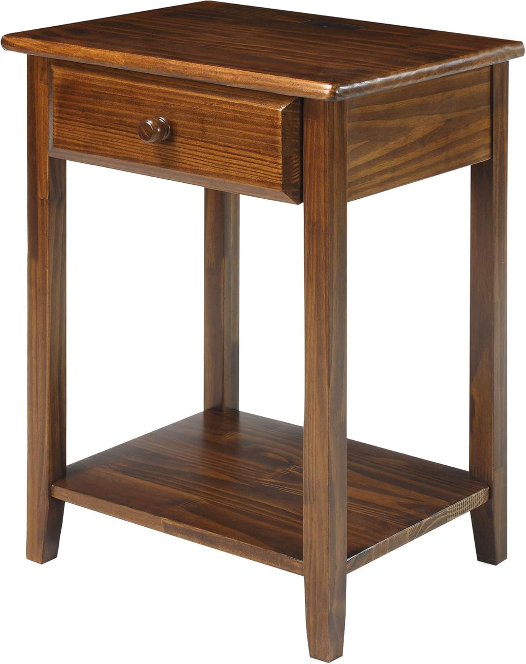 Espresso Nightstand with USB Ports M584473