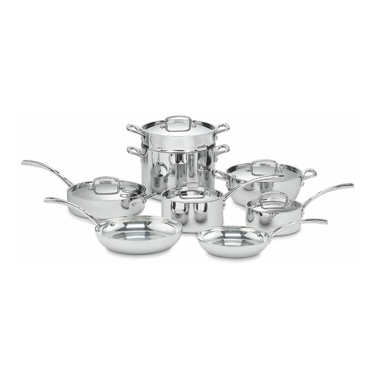 13-Piece Tri-Ply Stainless Cookware Set T149
