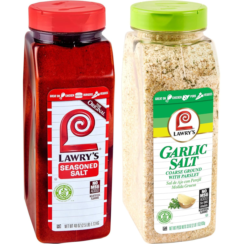 73 oz Seasoned Salt and Garlic Salt Bundle K25167