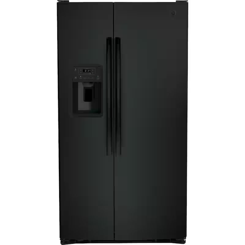 Black 25.3 cu. ft. Side-by-Side Refrigerator Q623