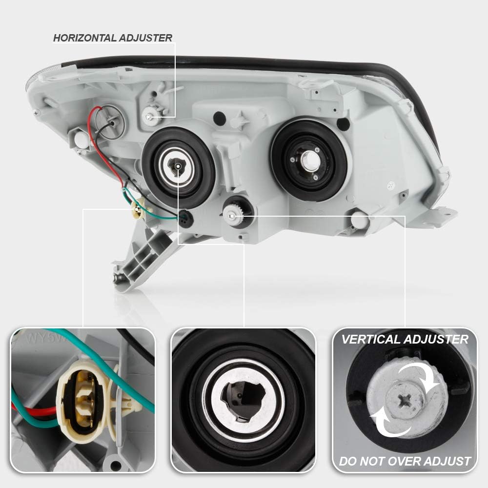 Black LED Projector Headlights Set Left+Right Z469584