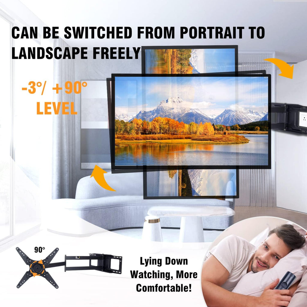 48 Long Arm Full Motion TV Wall Mount P95293
