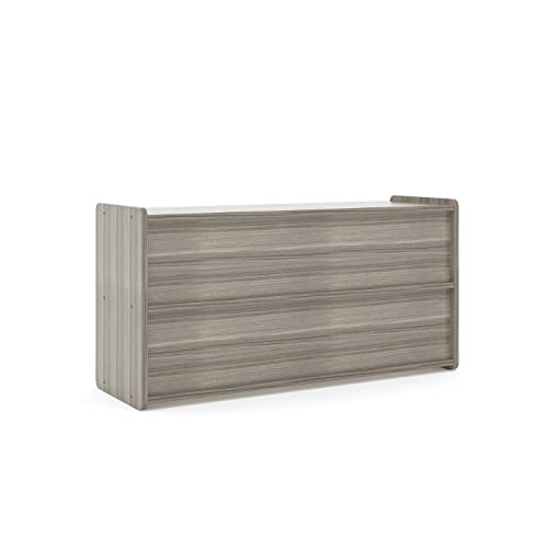Toddler 5-Compartment Wooden Storage Cubby Shelf, 46" W x 23.5" H, Maple J11923