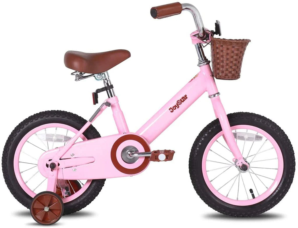 12 & 14 & 16 & 20 Inch Kids Bike with Basket & Training Wheels C73972