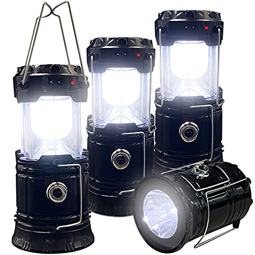 Collapsible Portable LED Camping Lantern 4-Pack V17917