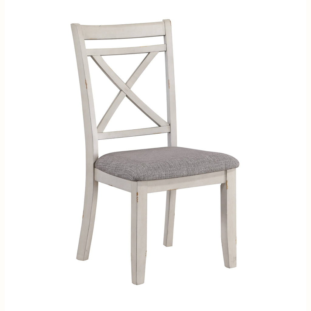 Dark Brown Wood Finish Dining Chairs (Set of 2) L976