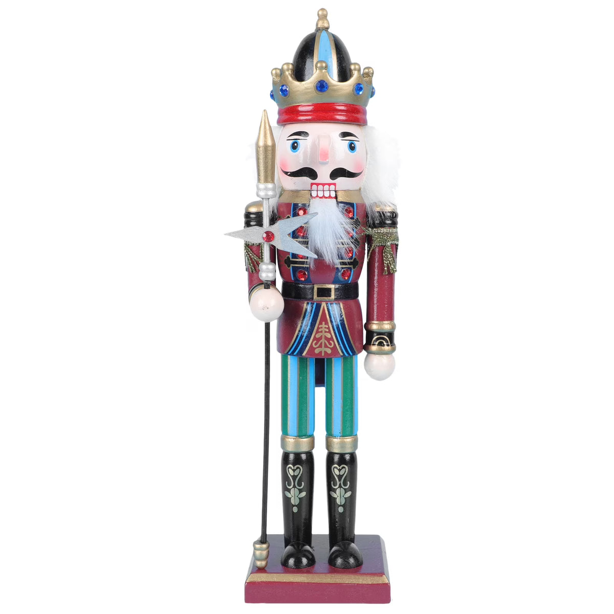 Walnut Wooden Nutcracker Soldier Doll Xmas Decor Z995504