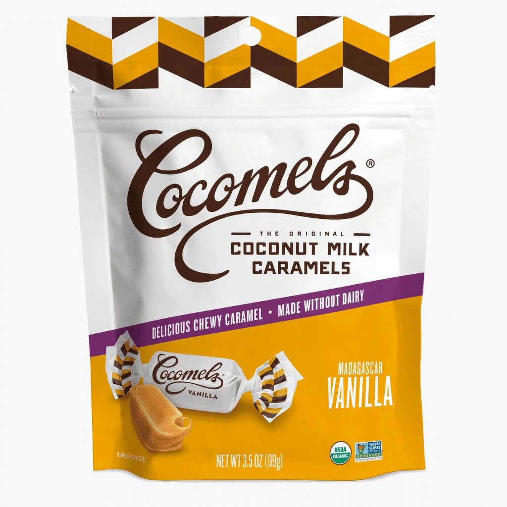 Organic Coconut Milk Caramels Vanilla 3.5 oz Pack of 4 I98684