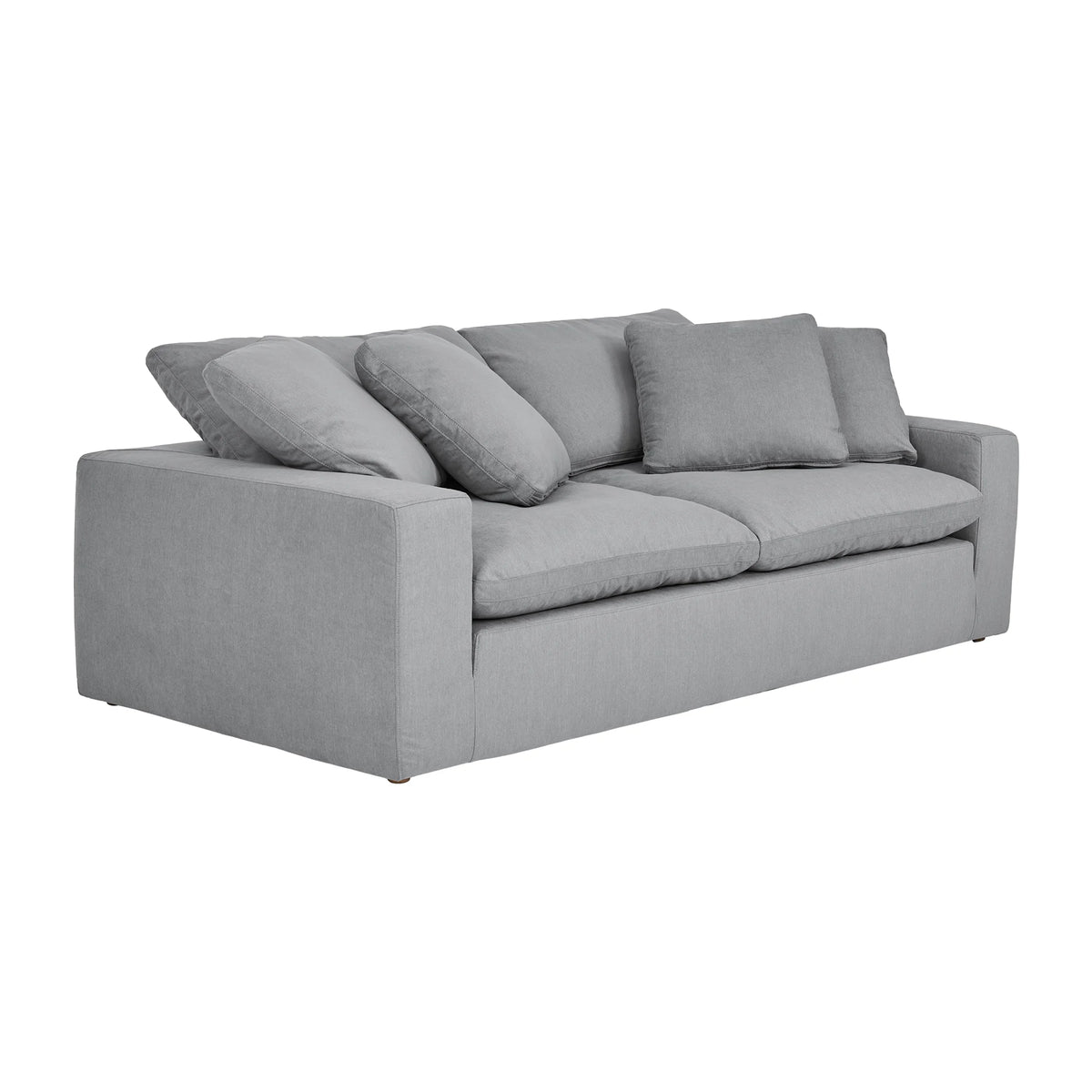 Slate Gray Upholstered Sofa W67311