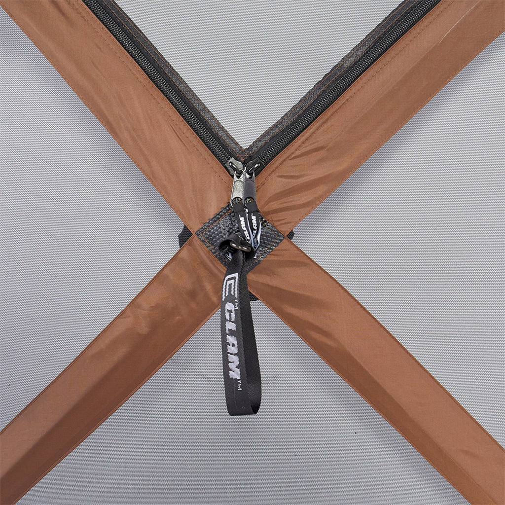 Brown Portable Camping Gazebo Shelter B42804