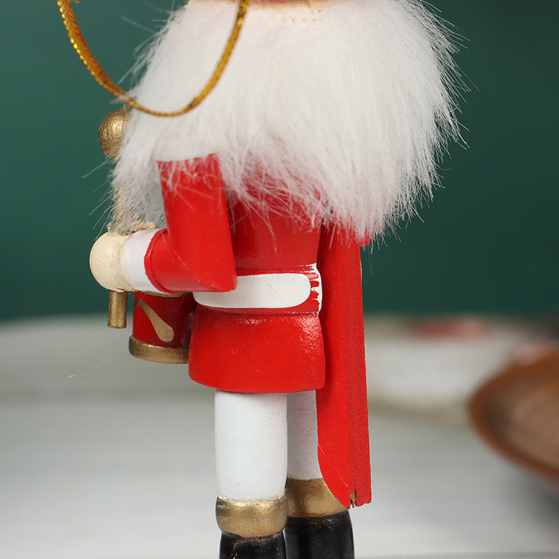 12cm Wooden Nutcracker Soldier Christmas Decoration N90477