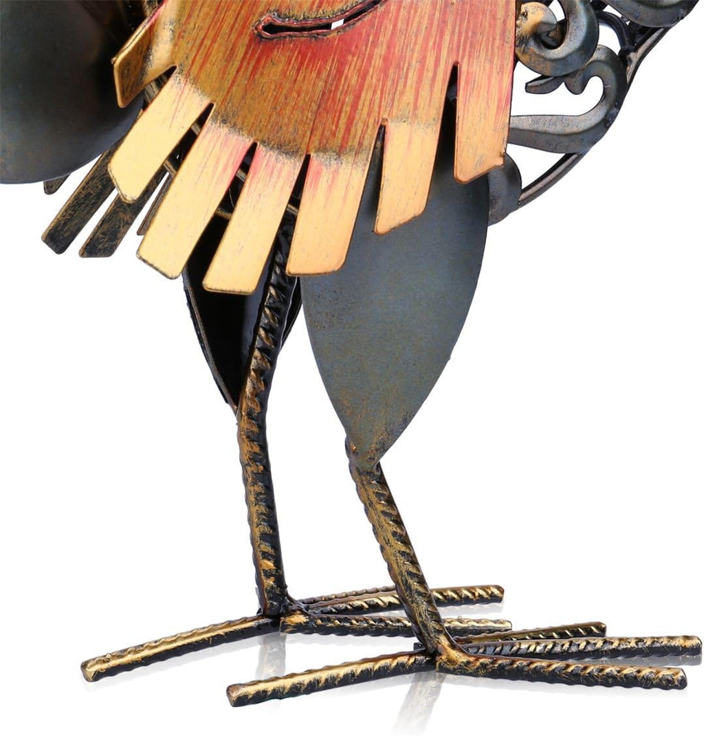 Metal Rooster Kitchen Decor Sculpture R978