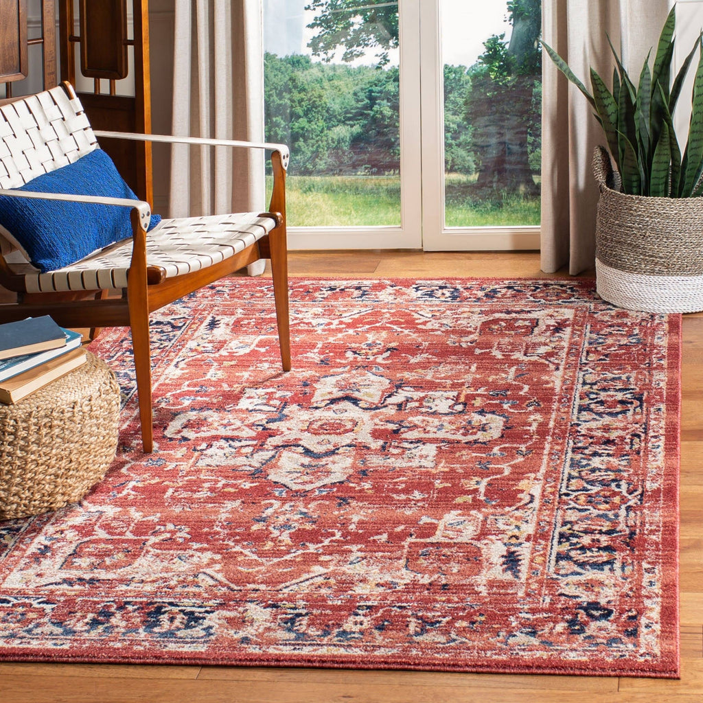 Ivory Navy 10 x 14 Rug R626555