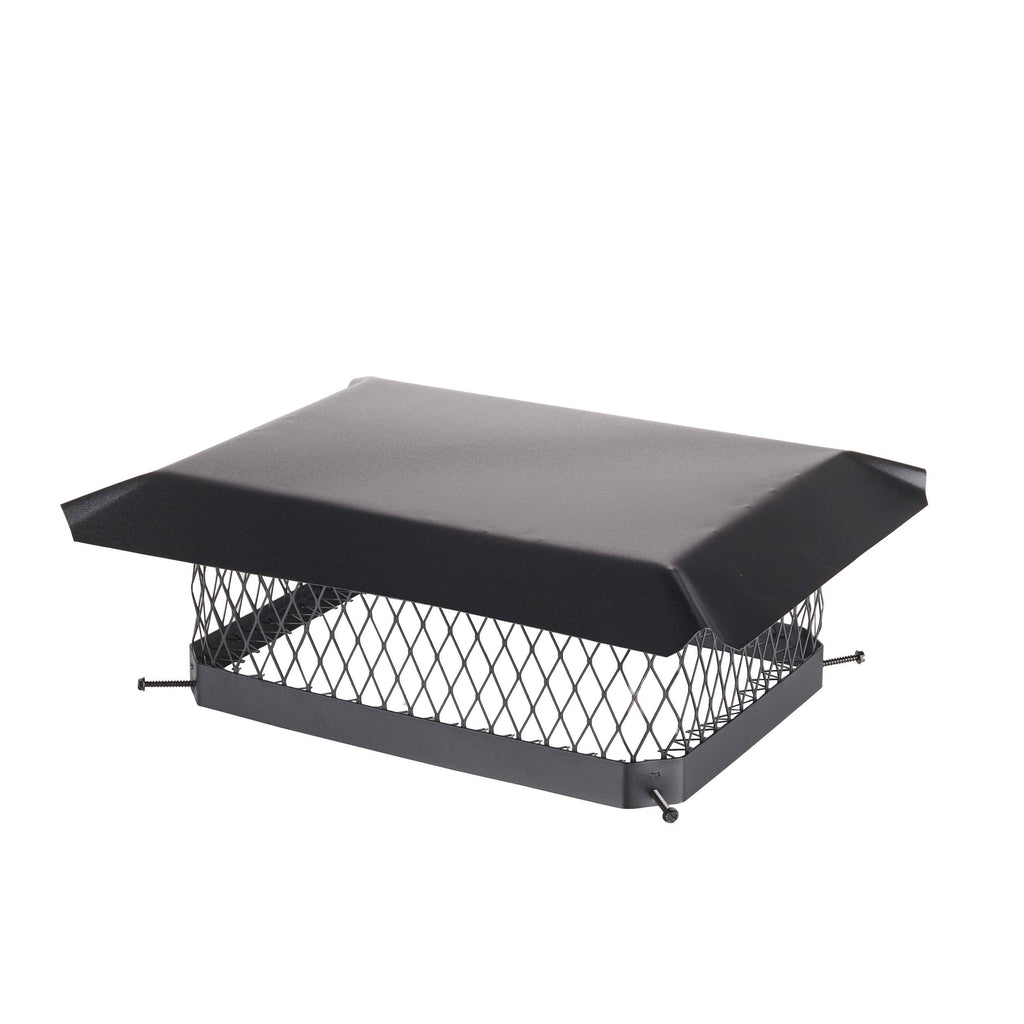 Black Steel Chimney Cap V5308