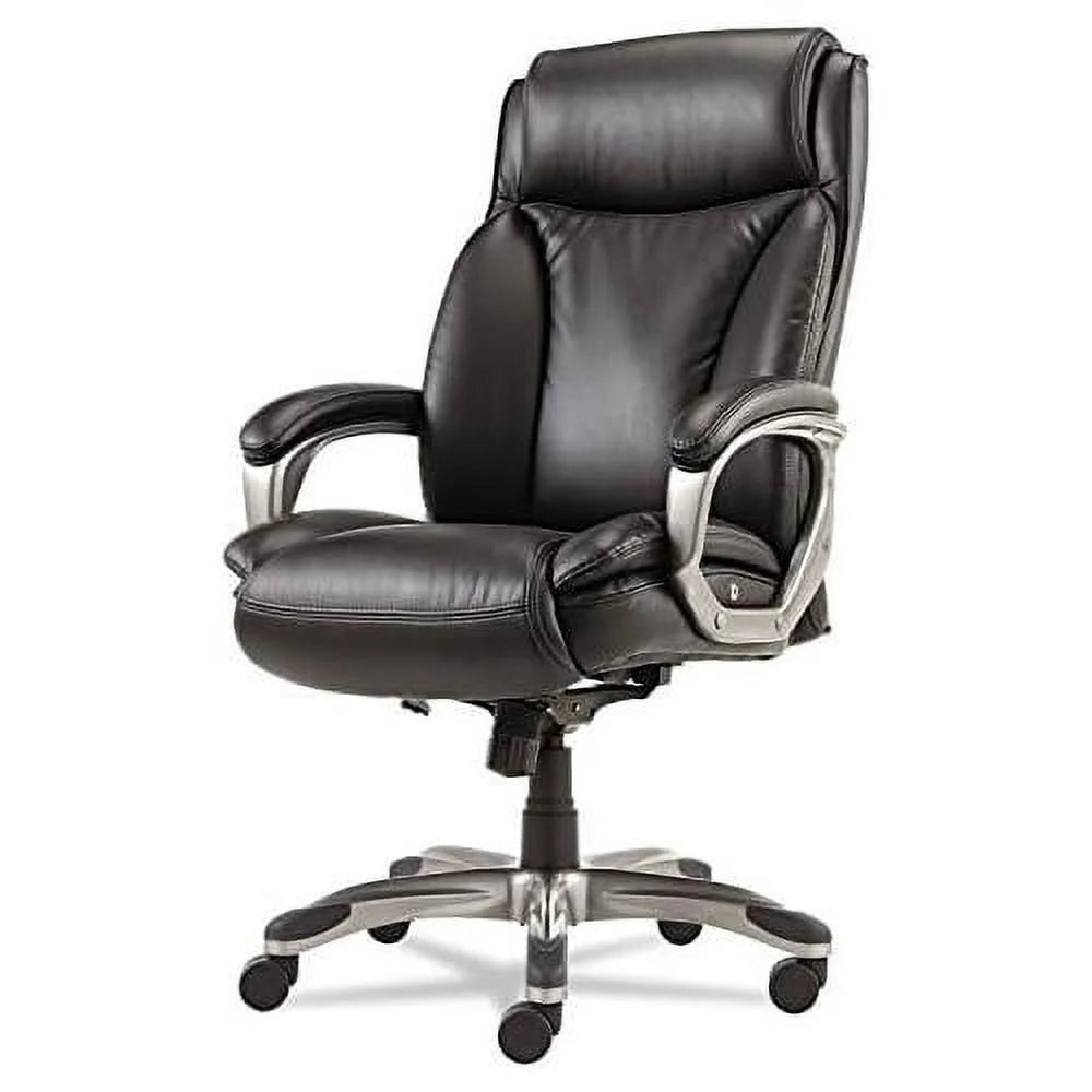 Black Leather Executive Highback Chair P6892