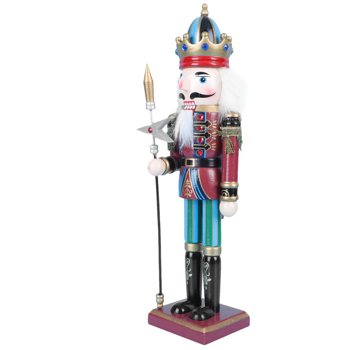 Walnut Wooden Nutcracker Soldier Doll Xmas Decor Z995504