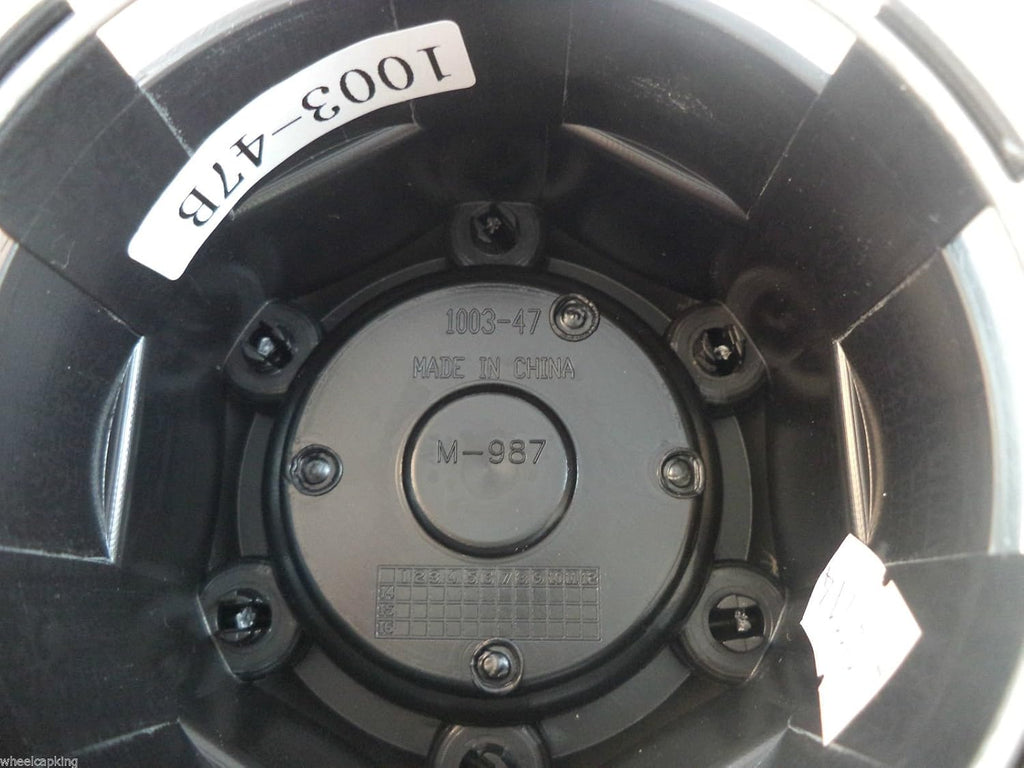 Matte Black Custom Wheel Center Caps (Qty 2) K9811
