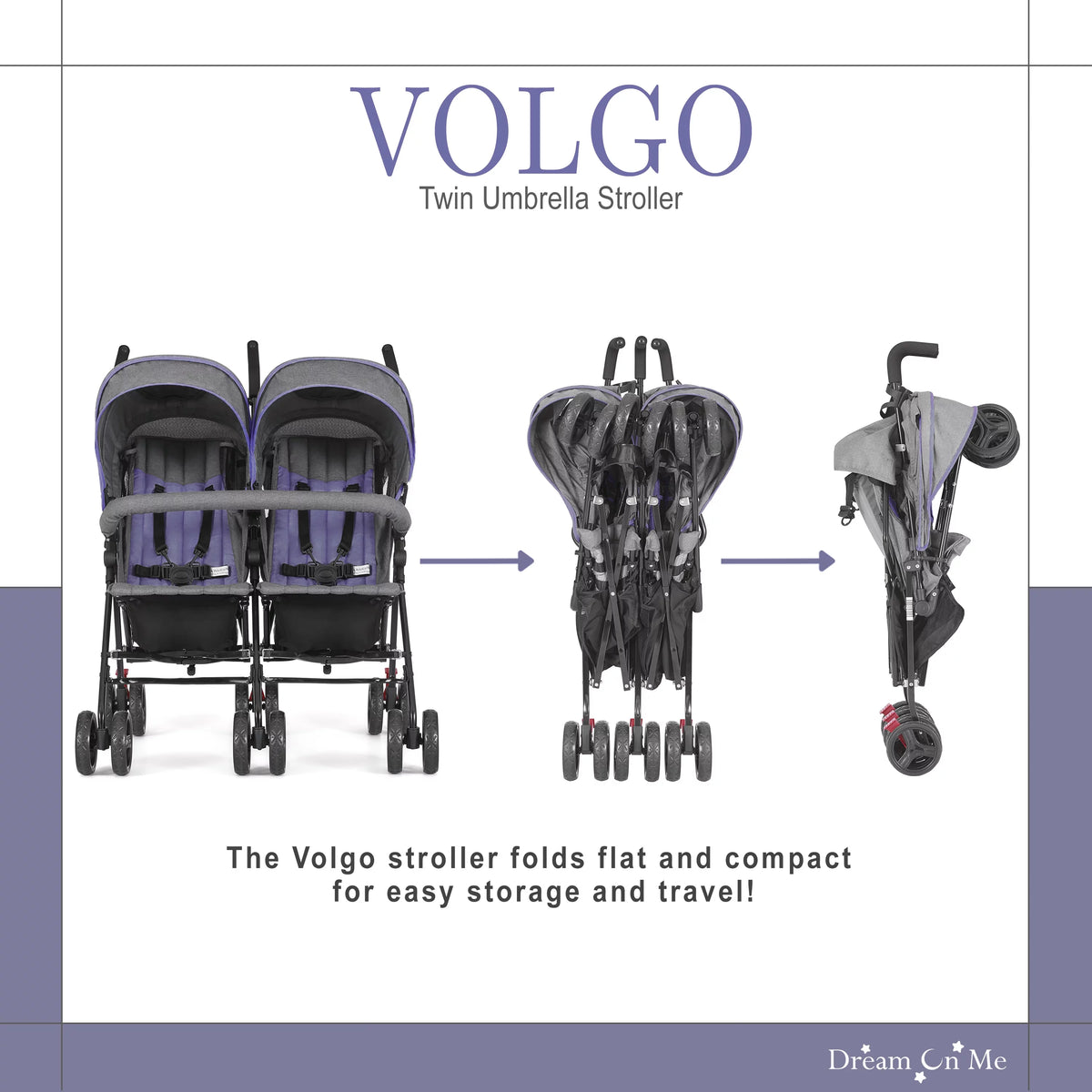 Twin Umbrella Stroller E2038