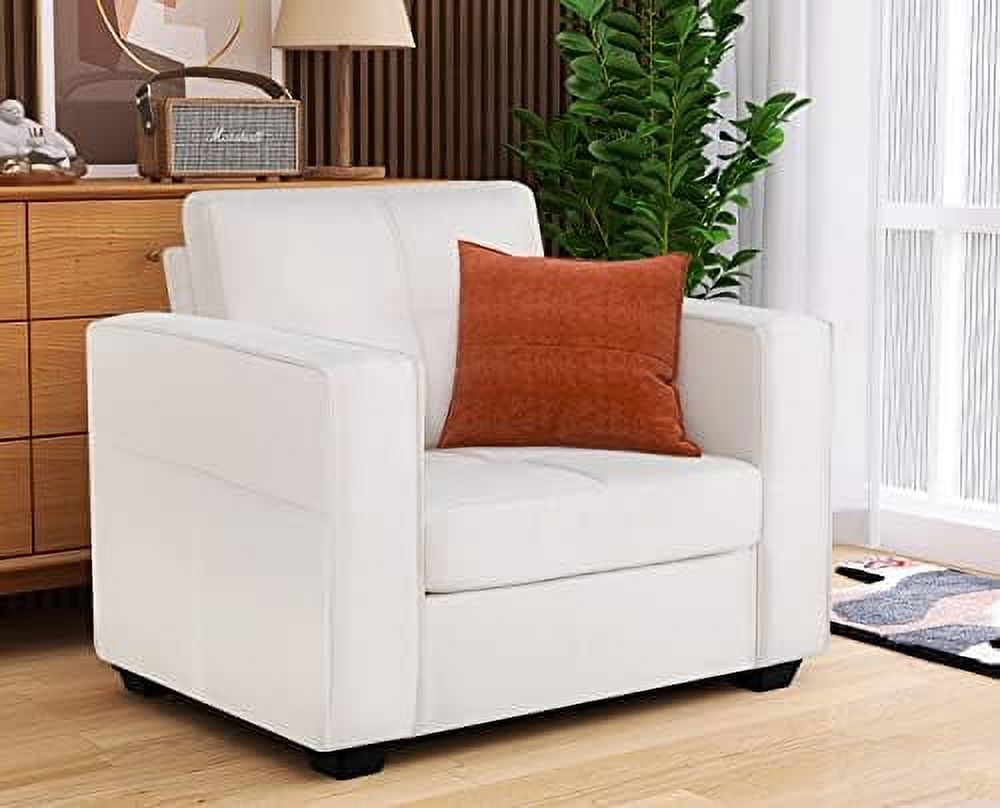 65" W Linen Fabric Sofa Couch with 2 USB Charging Ports and Wide Arms Q506