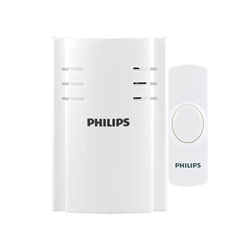Wireless Doorbell Kit with 2 Push Buttons, White N27152
