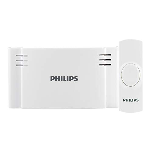 Wireless Doorbell Kit with 2 Push Buttons, White N27152