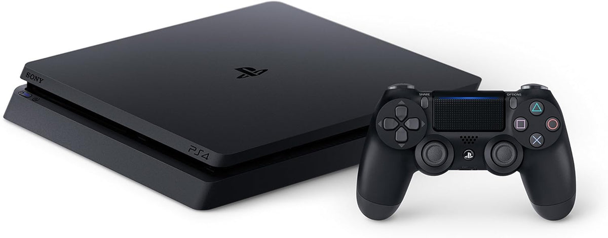 1TB Jet Black PlayStation 4 Slim and Destiny 2 Game Disc Y93547