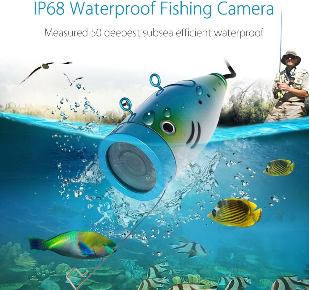 7" HD Monitor Fish Finder with Infrared Light J139