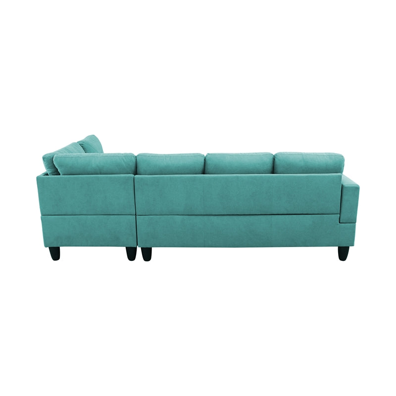 Ocean Green 2 Piece Sectional Sofa Flannelette H35061